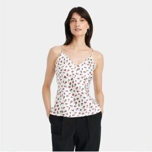 NWT Target A New Day Silky Rose Floral Top